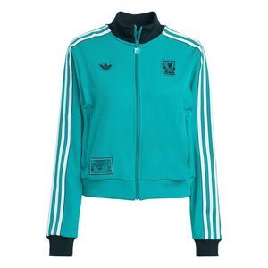 Adidas Womens/Ladies Liverpool FC Polyester Long-Sleeved Tracksuit Top / Green